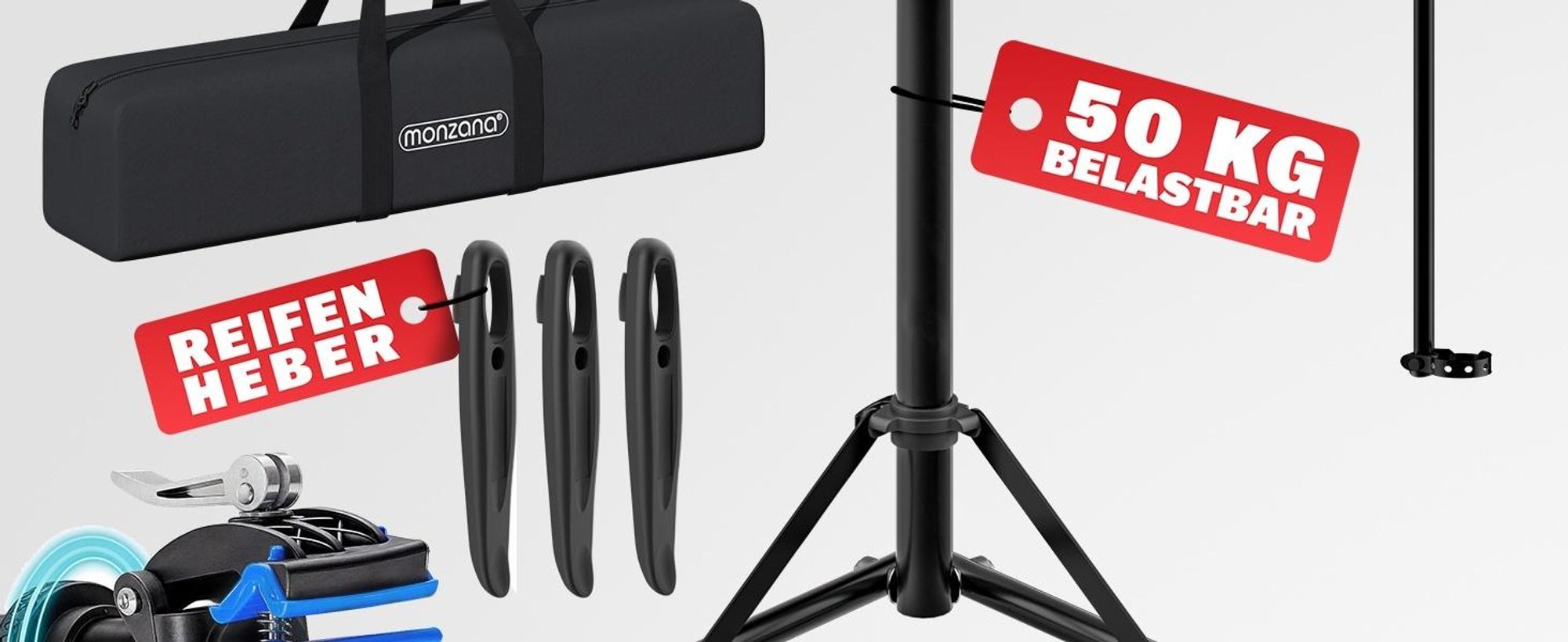 MONZANA Fahrradmontageständer 50 kg Profi