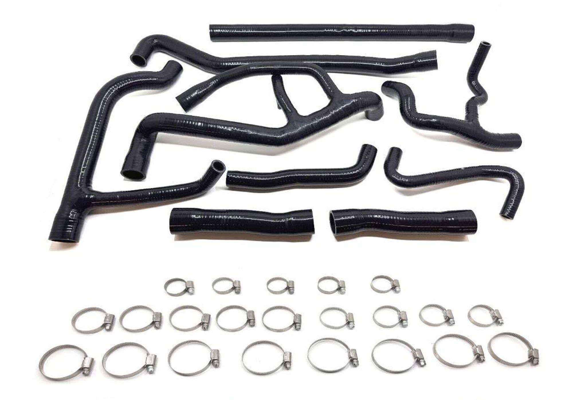 Kühlwasserschlauch Kit SCHWARZ Gew. Silikon