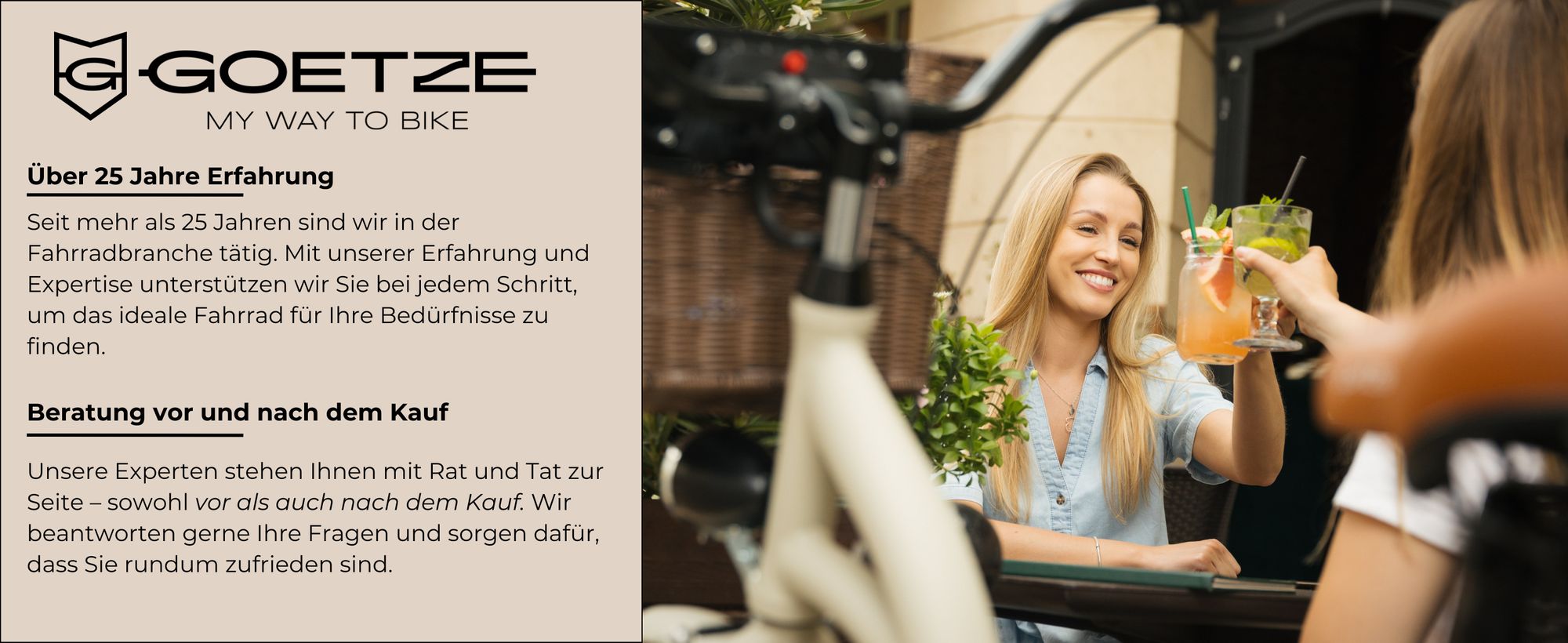 Junge Frauen genießen ein erfrischendes Getränk im Straßencafé – Lachen, City-Flair, Lady Vibes.