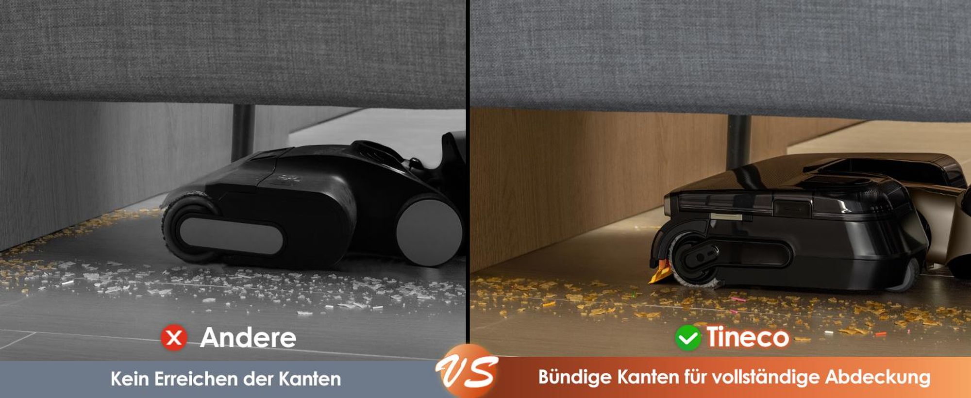 Tineco FLOOR ONE S9 Master Nass Trockensauger, StreakFree-Abzieher, ThermoBlast-Tech, Warmwasser-Wischen, 9,9 cm Höhe, 23 kPa, Flashdry Selbstreinigen