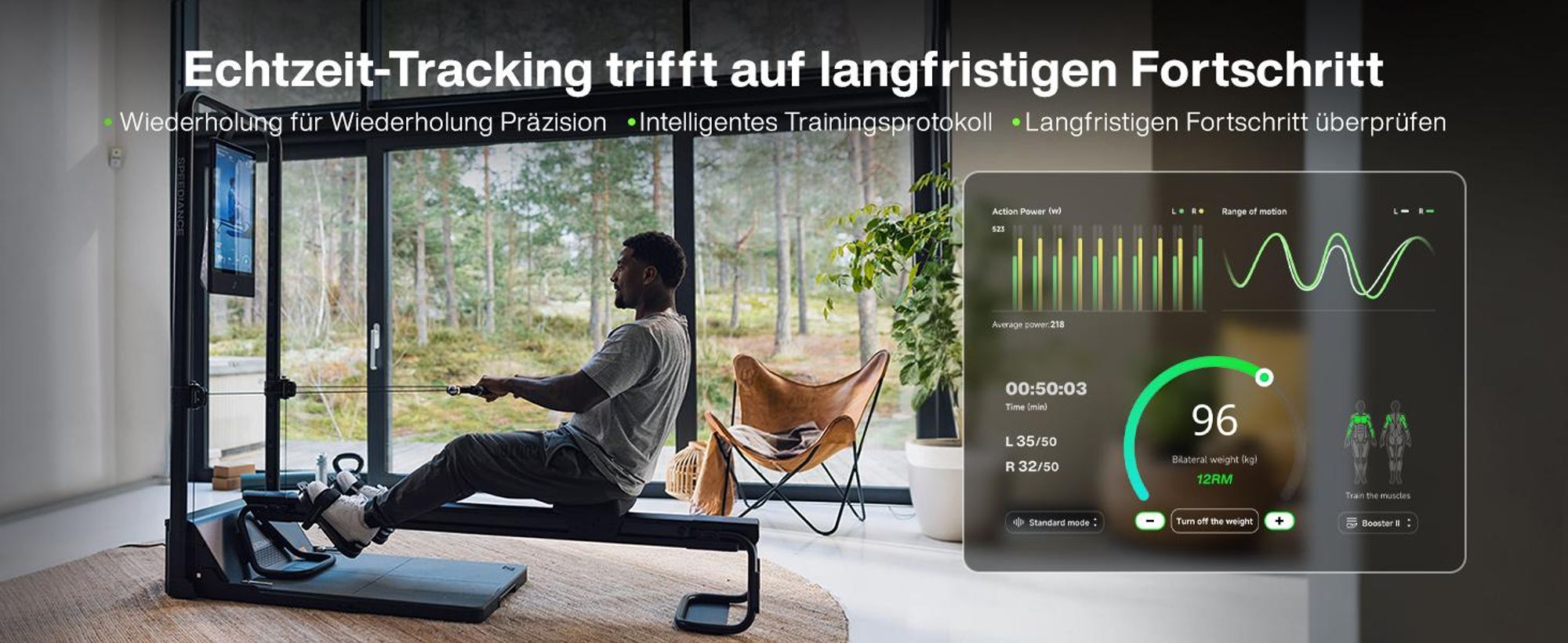 Speediance Home Gym, Smarte KI-gesteuerte Multi-Funktionale Smith-Maschine für Ganzkörper-Krafttraining, All-in-One Fitnessgerät