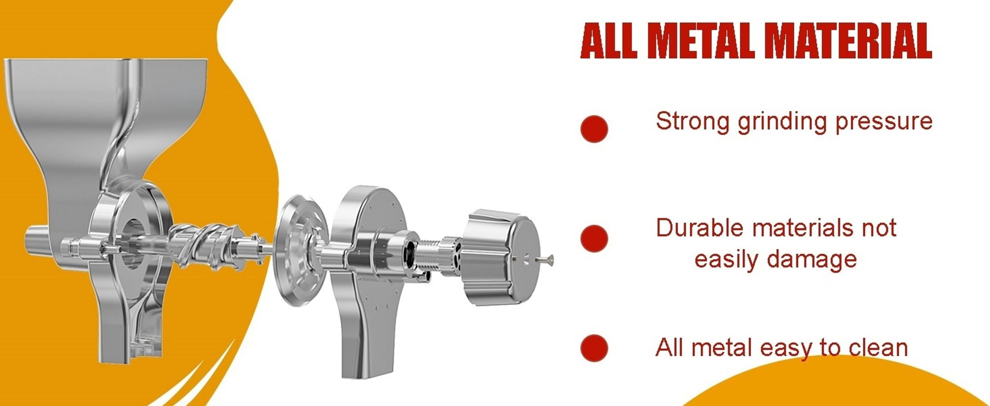 Traumheim®Mühlenvorsatz für KitchenAid Getreidemühle