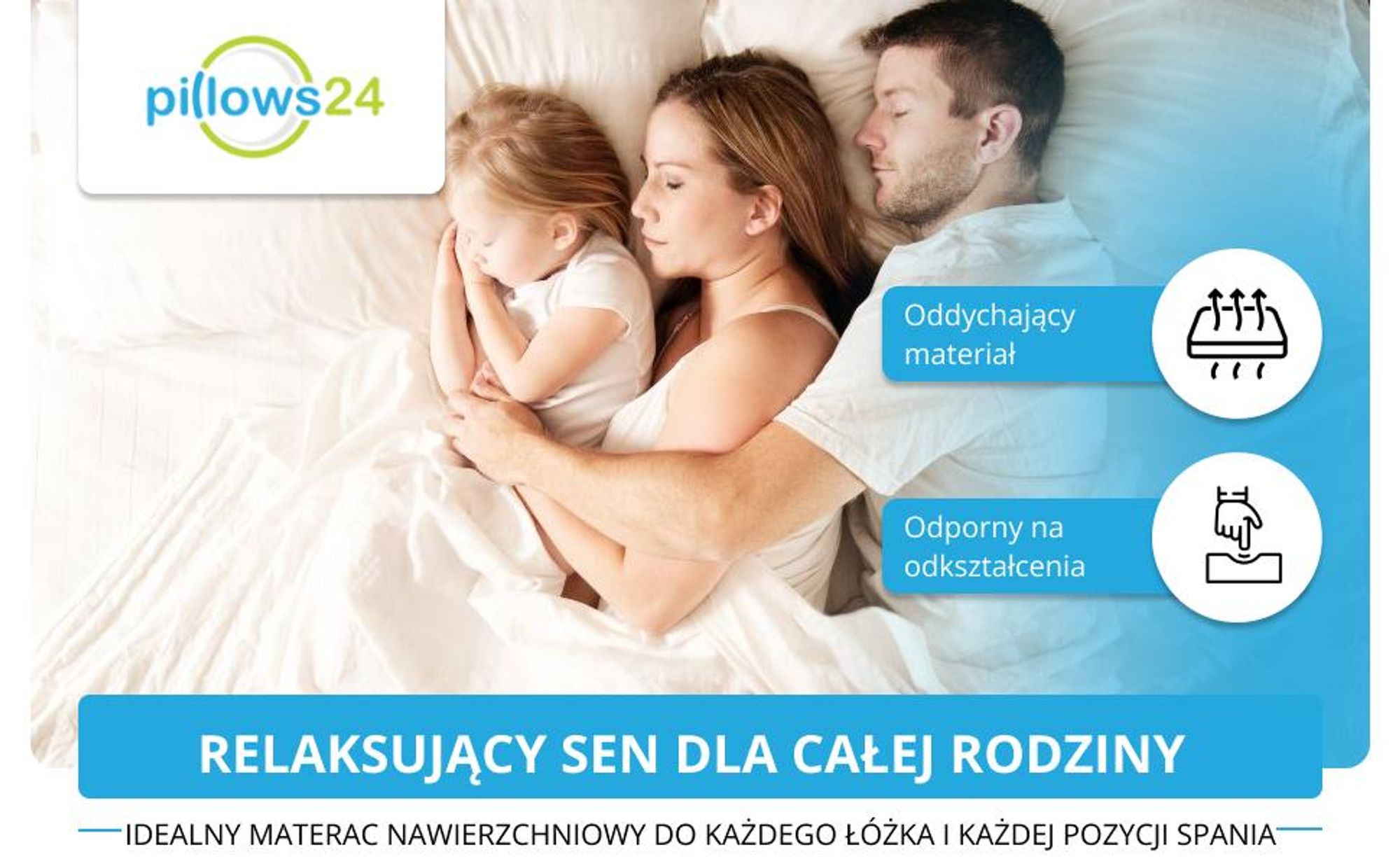 topper materac nakładka łóżko piankowy pianka zimna memory visco mata nawierzchniowy