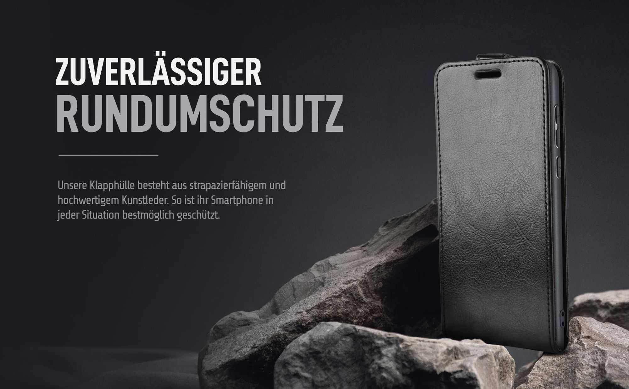 Smartphone Hülle in Schwarz für Samsung Galaxy A52 / A52 5G / A52s 5G mit 360 Grad Schutz