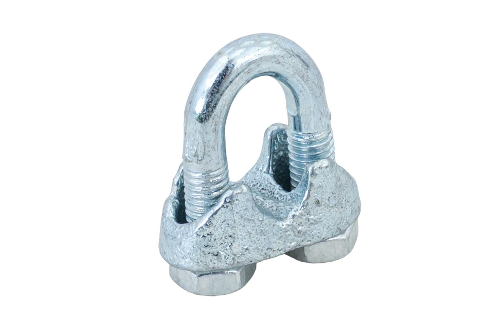 DROMET Seilklemme ZL.6 für 6mm Stahlseile | M5 Bügelklemme verzinkt DIN 741