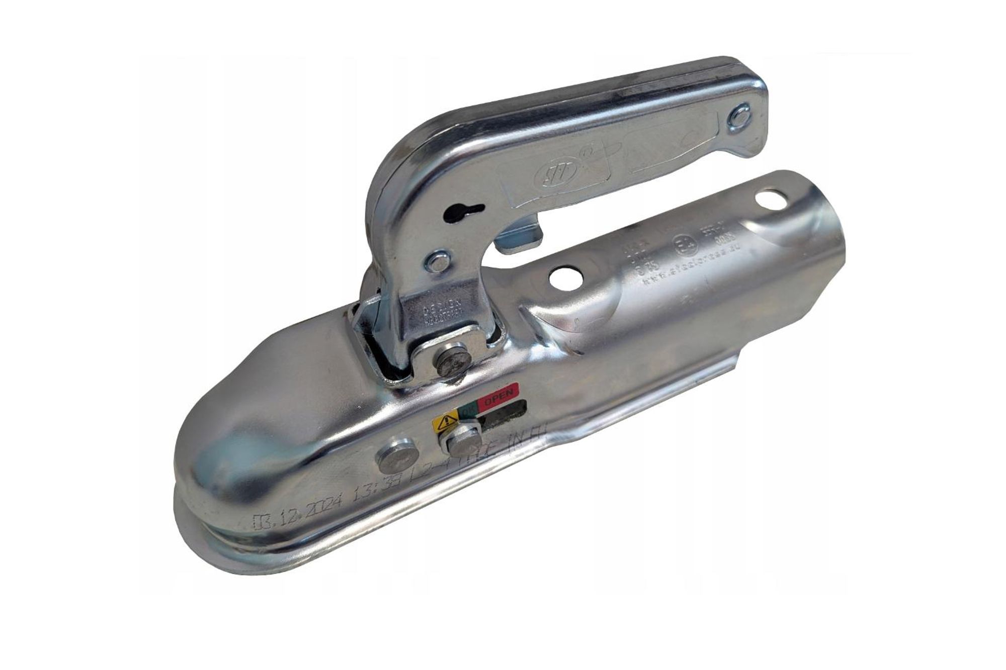 Kulové tažné zařízení STEELPRESS BC-800C pro přívěs o hmotnosti 800 kg s trubkovou ojí o průměru 50 mm