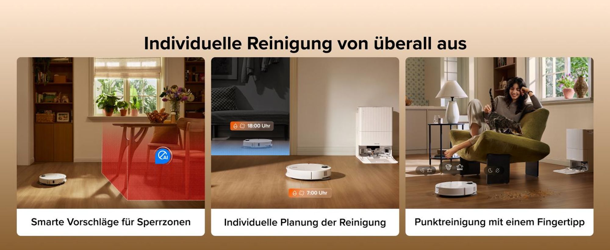 Roborock Qrevo Edge 2 Staubsauger Roboter, 25.000 Pa Saugroboter mit Wischfunktion, Wischmopp-Hebefunktion, 80 °C Moppwäsche mit heißem Wasser, Weiß