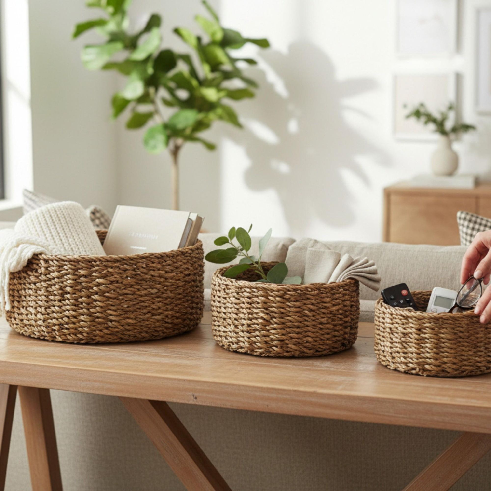 Körbe ideal für das Badezimmer
