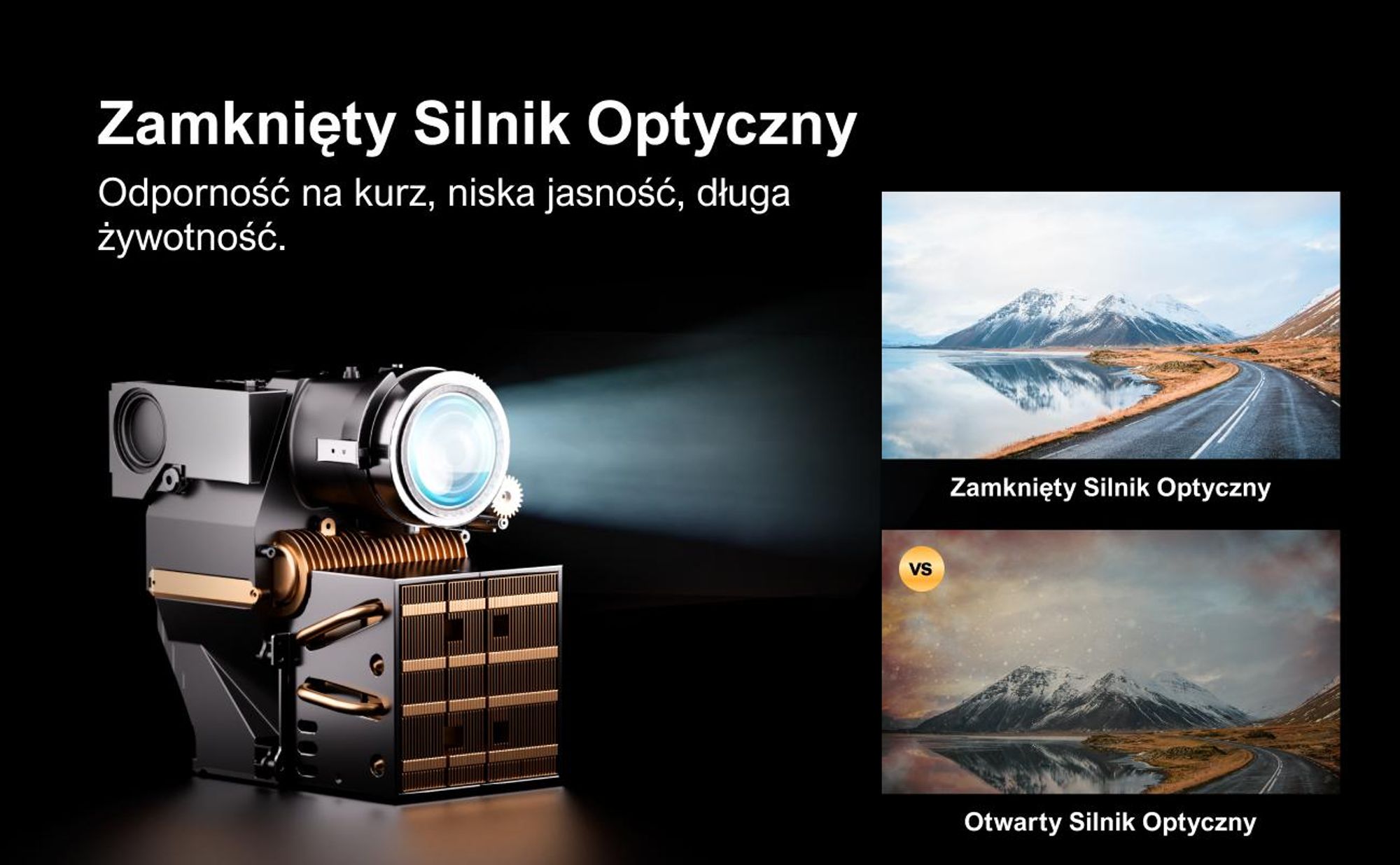 Projektor ULTIMEA Android TV 11.0 z NETFLIX, projektor kina domowego 4K o jasności 1000 ANSI lumenów, Dolby Audio, uchwyt do przenoszenia, Poseidon E40 Smart Series