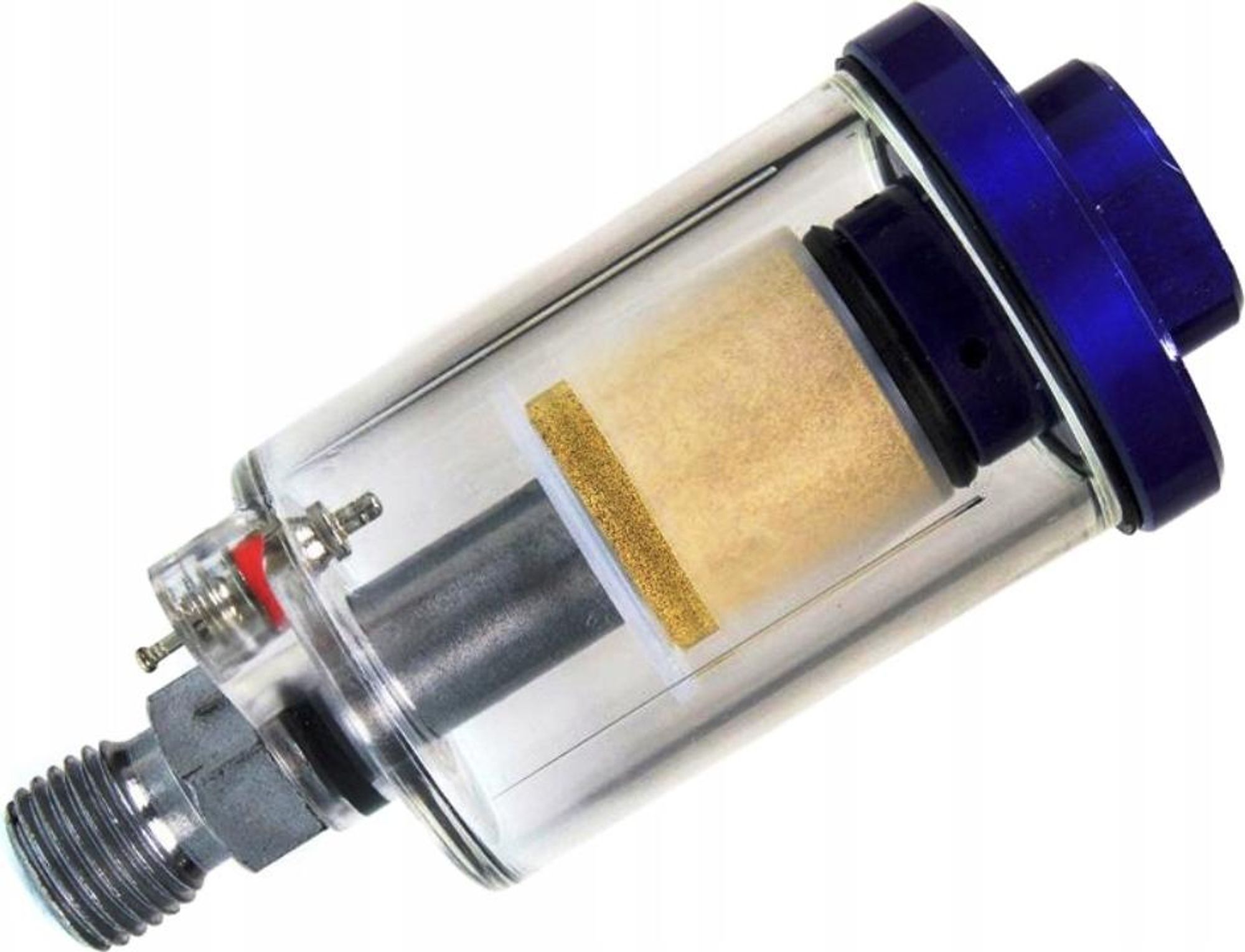 GEKO | Mini filtr stlačeného vzduchu, 1/4, odlučovač vody vzduchového filtru