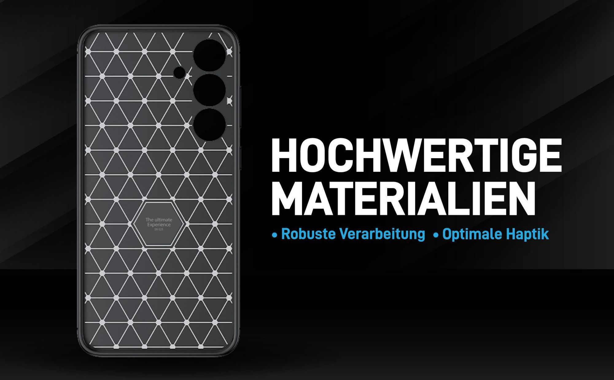 Handyhülle für das Samsung Galaxy S25 im Carbon Look