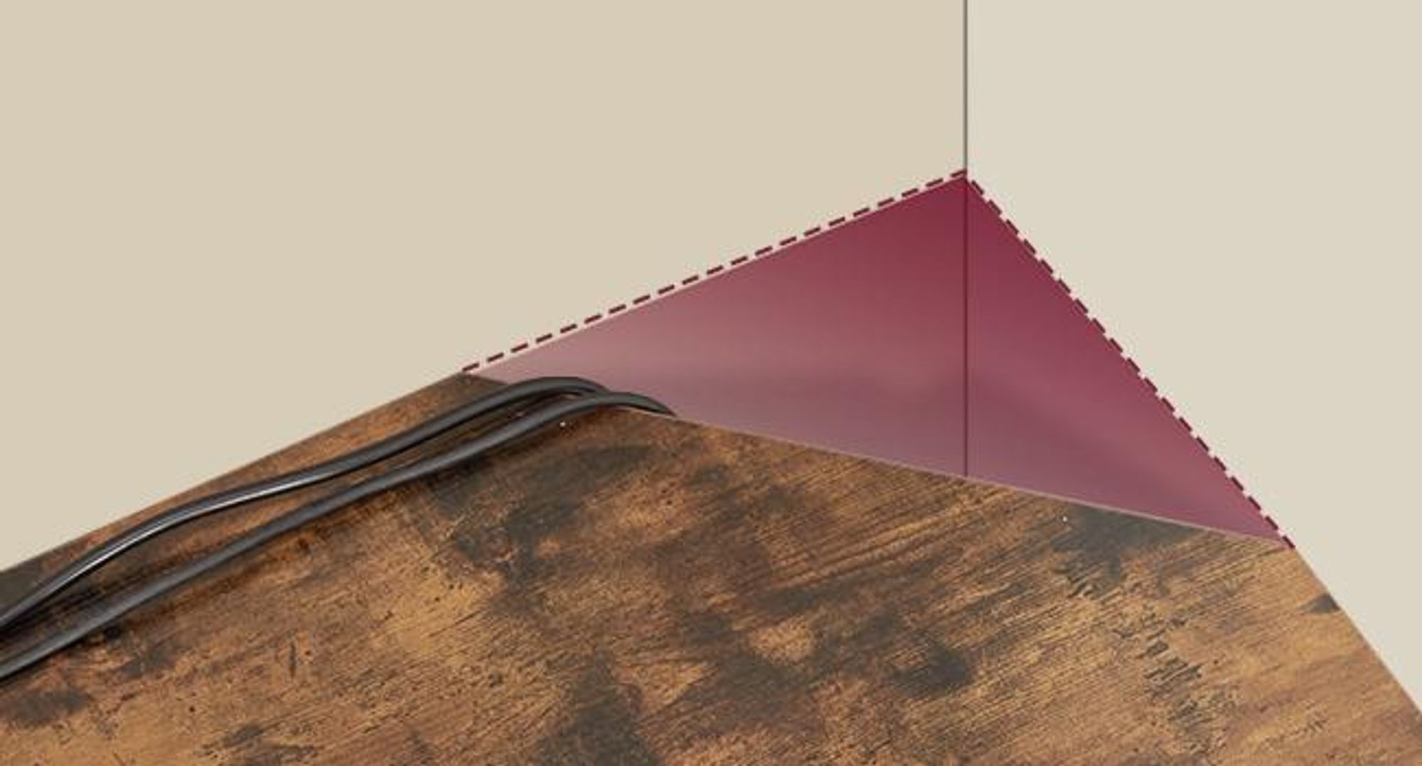 VASAGLE Eckschreibtisch mit Ablagen, L-förmiger Computertisch, 130 x 130 cm, für Büro, einfacher Aufbau, braun-schwarz