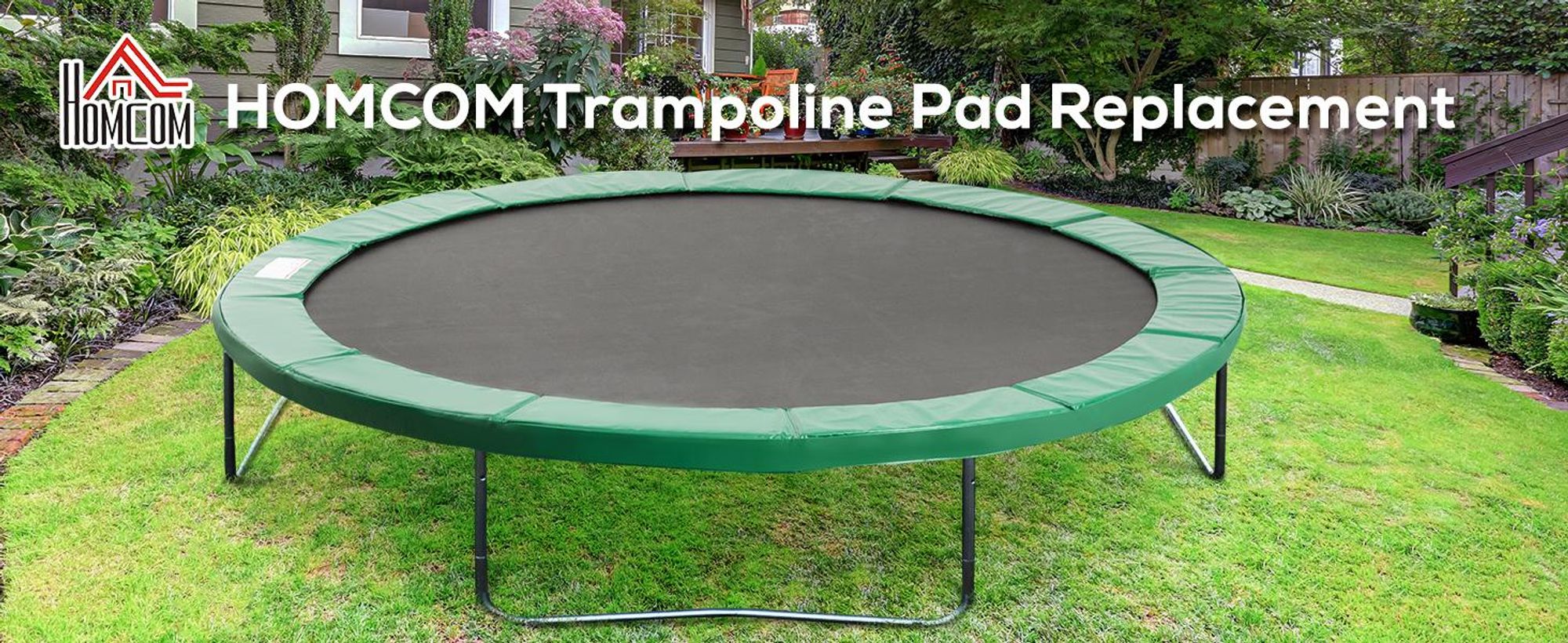 HOMCOM Osłona krawędzi, osłona sprężyn, zabezpieczenie krawędzi do trampoliny 244/305/366cm