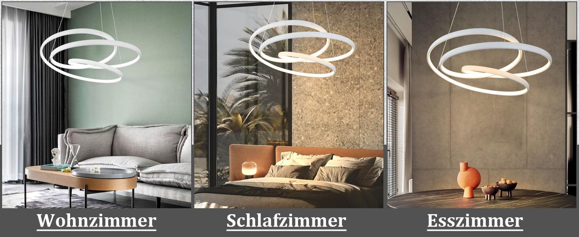 ZMH LED závesné svetlo do jedálne biele stmievateľné s diaľkovým ovládaním závesná lampa 55W závesné svetlo moderné závesné svietidlo na jedálenský stôl obývačka spálňa