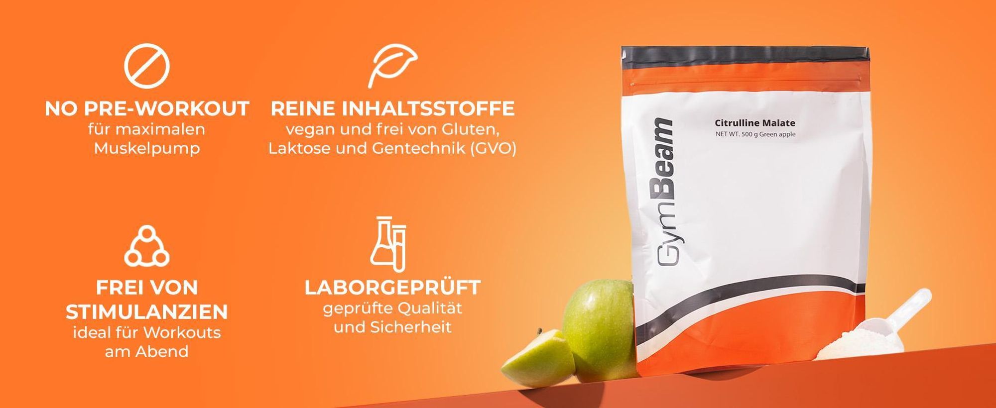 GymBeam - Citrullin Malat, 250 g, ohne Geschmack