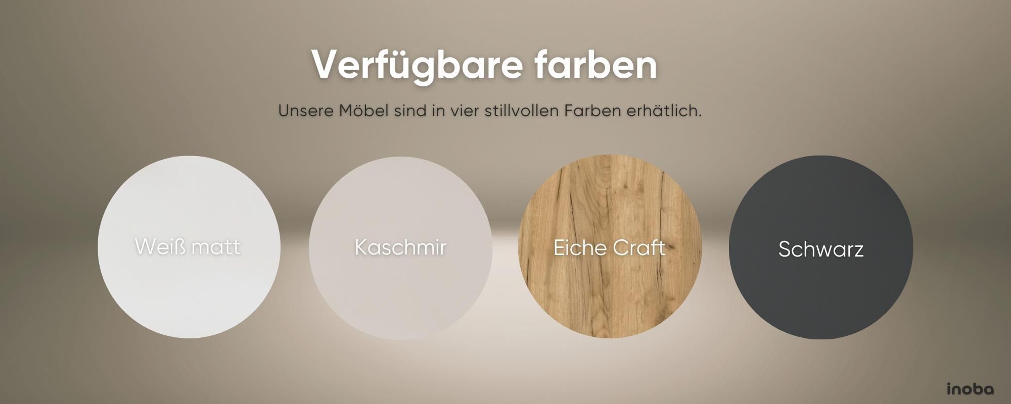 Waschbeckenunterschrank TIBU mit Waschbecken Badezimmer 2 große Schubladen Softclose Badmöbel Kaschmir 80x50x46