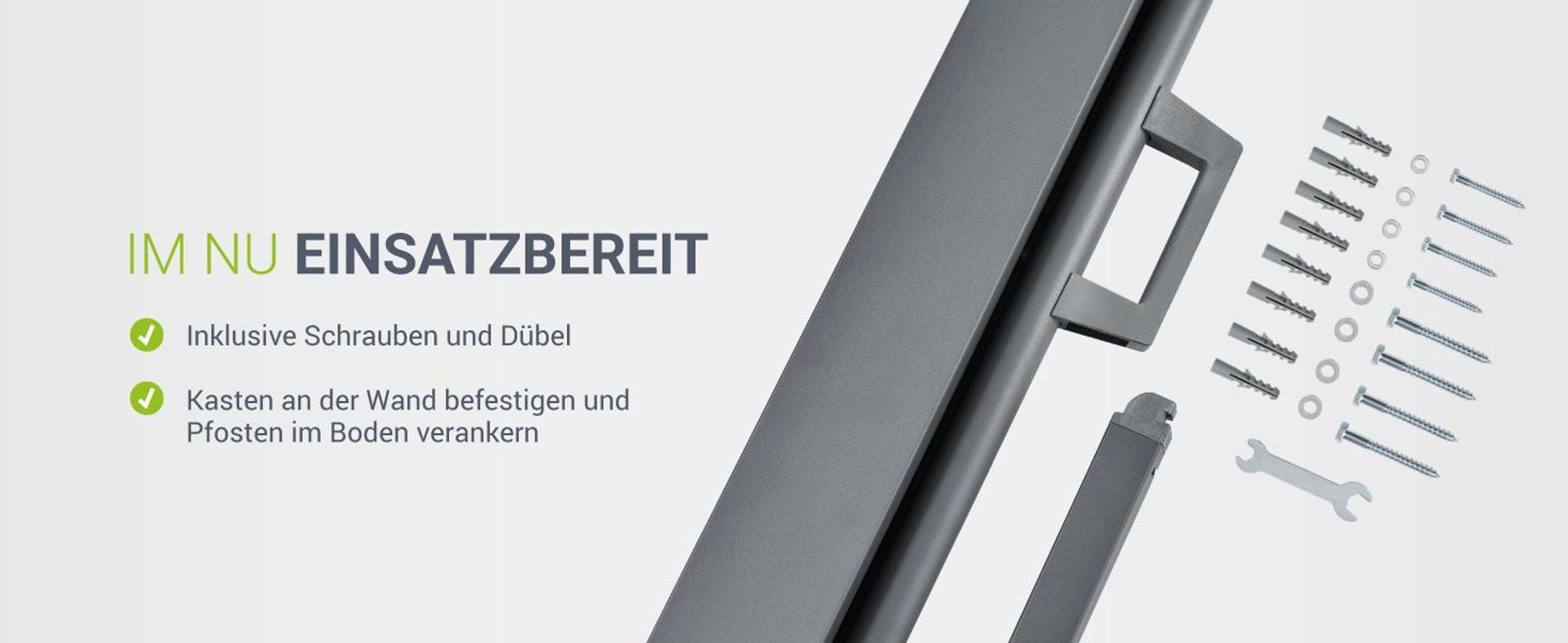 Juskys Seitenmarkise Dubai 300 x 180 cm ausziehbar blickdicht, Sichtschutz für Balkon & Terrasse, Seitenrollo mit Wandhalterung - beige