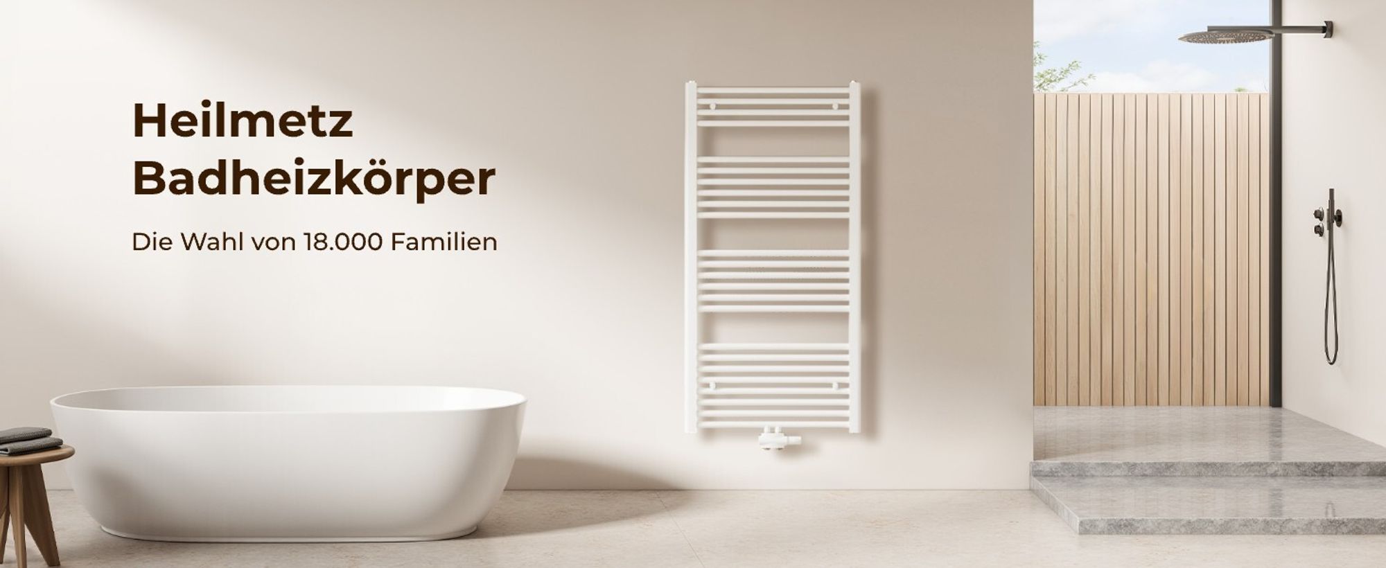 Heilmetz Badheizkörper 120 x 60 cm Weiß Handtuchtrockner Mittelanschluss Heizung Handtuchwärmer Heizkörper Bad Radiator für Zimmer 5㎡ Ohne heizstab