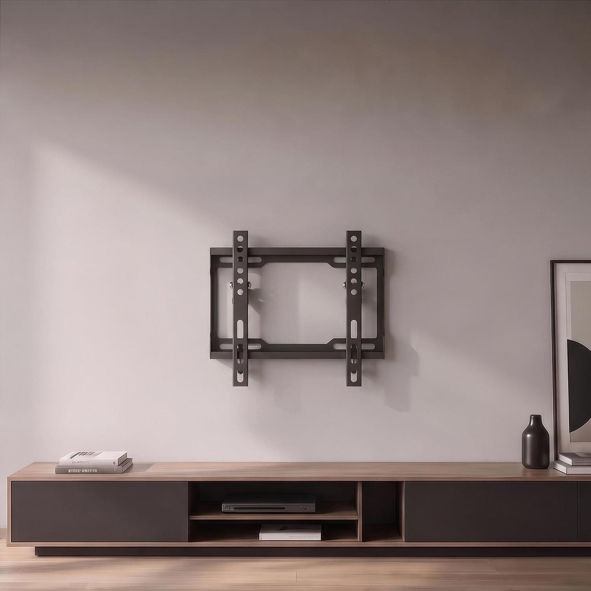 Maclean TV-Halterung/Aufhängung max. VESA 200x200 13–43" bis zu 45 kg schwarz Neigungsverstellung 0°–8° MC-186