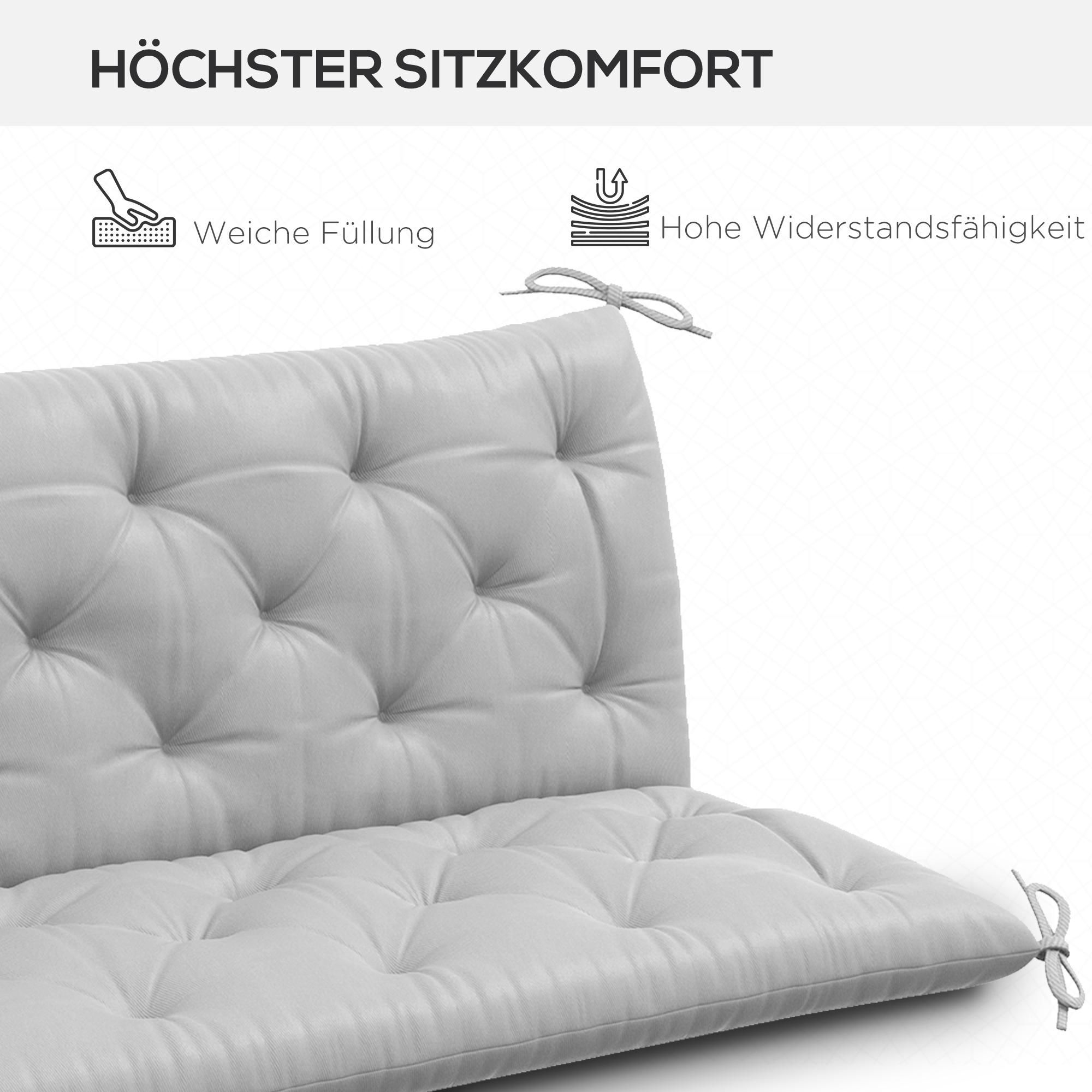 cm Rückenlehne Polster wetterfest