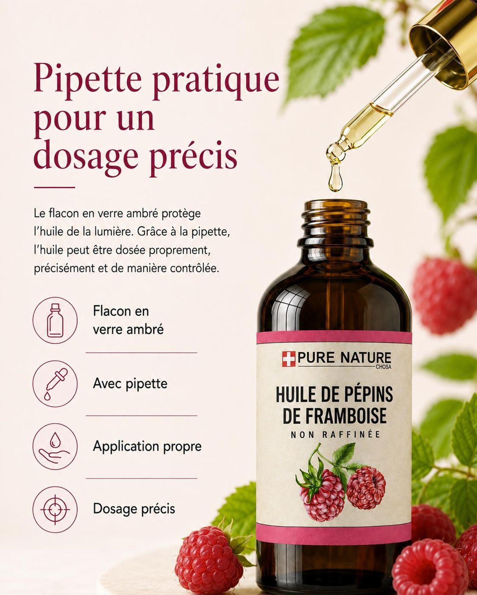 Graines de framboise