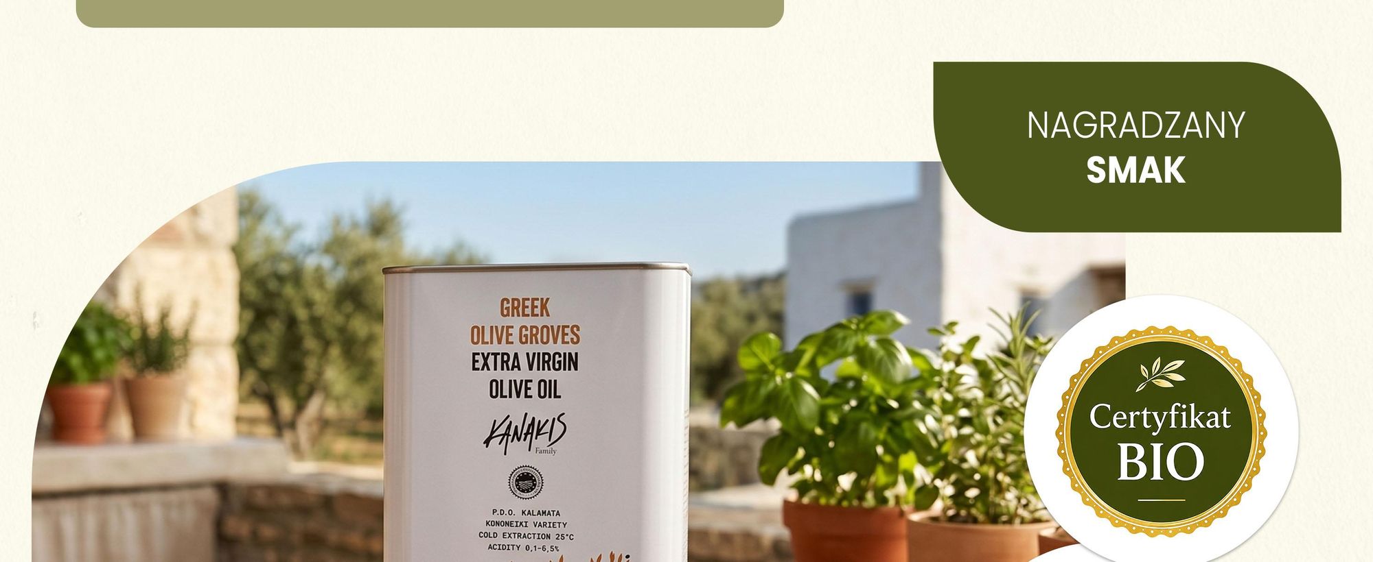 Kanakis, ev classic, greekbox, extra virgin, oliwa z oliwek