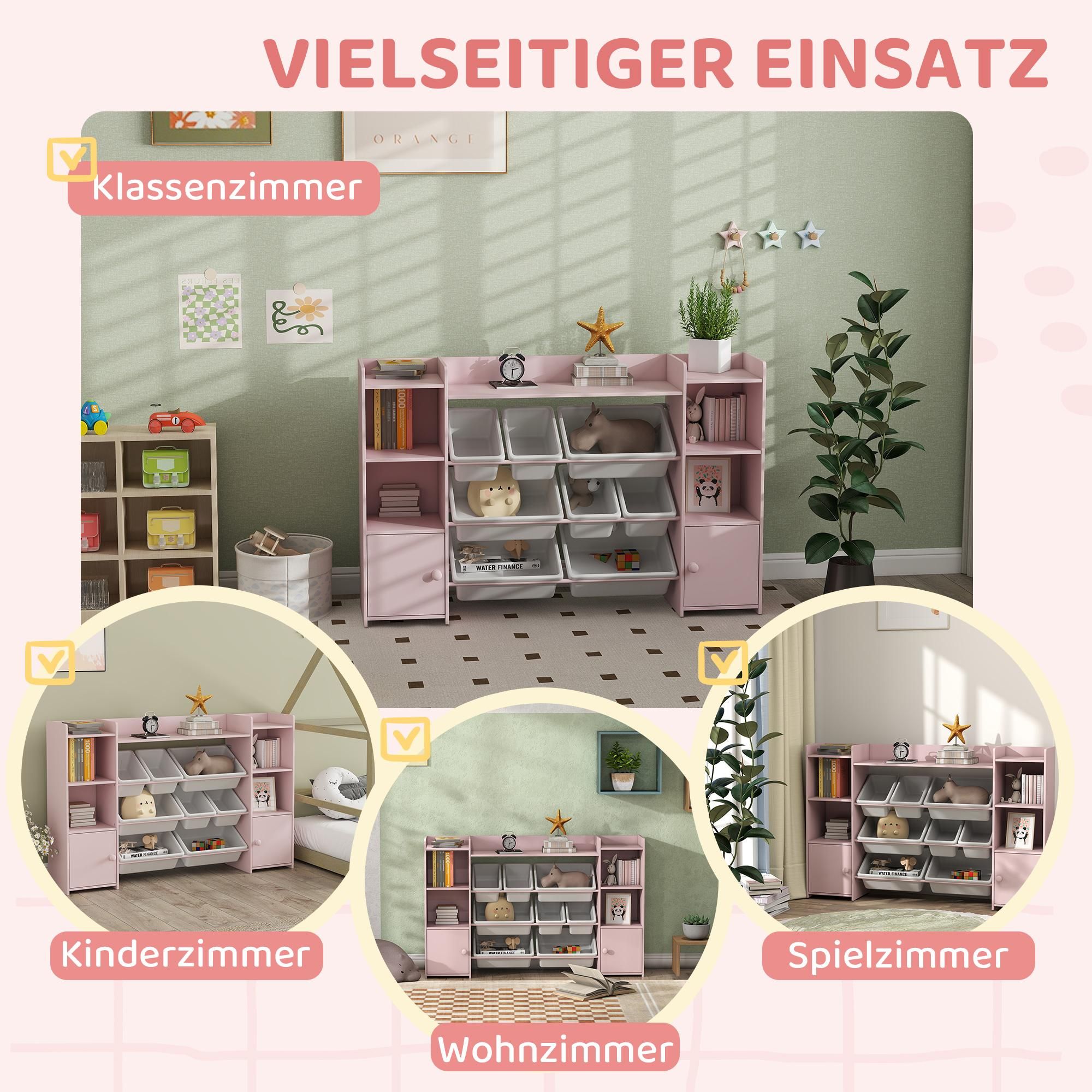 mit MDF groß Spielzeugboxen