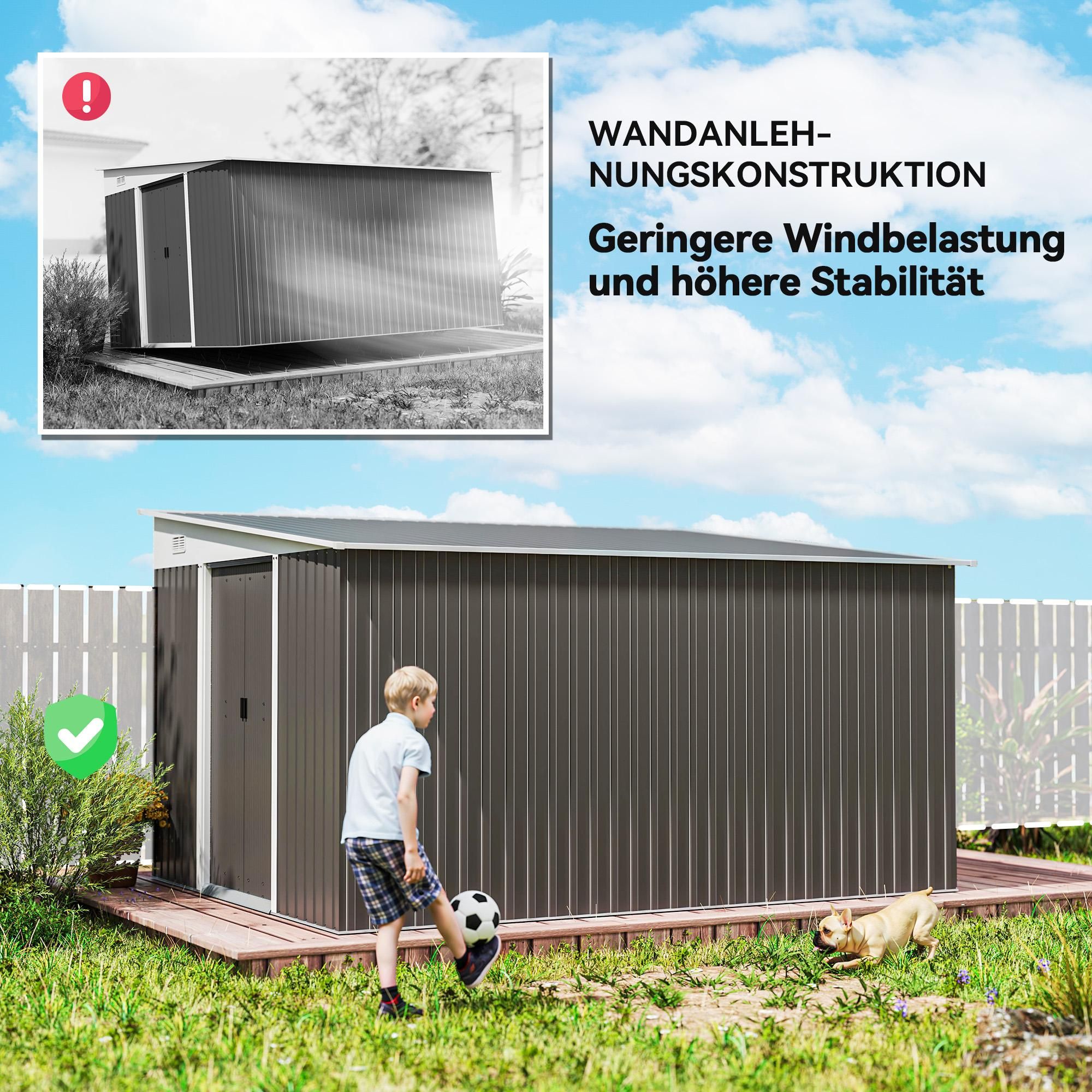 abschließbar xxl gartengeräte
