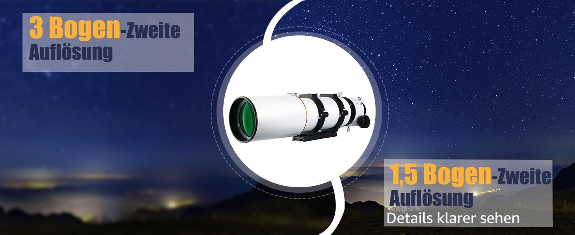 Svbony SV503 Teleskop, mit SV226Filterrad M42-M48, 80F7 Teleskope OTA,Doppelt ED, mit Dual Speed Fokussierer, Professionelles Optische Tubusbaugruppen