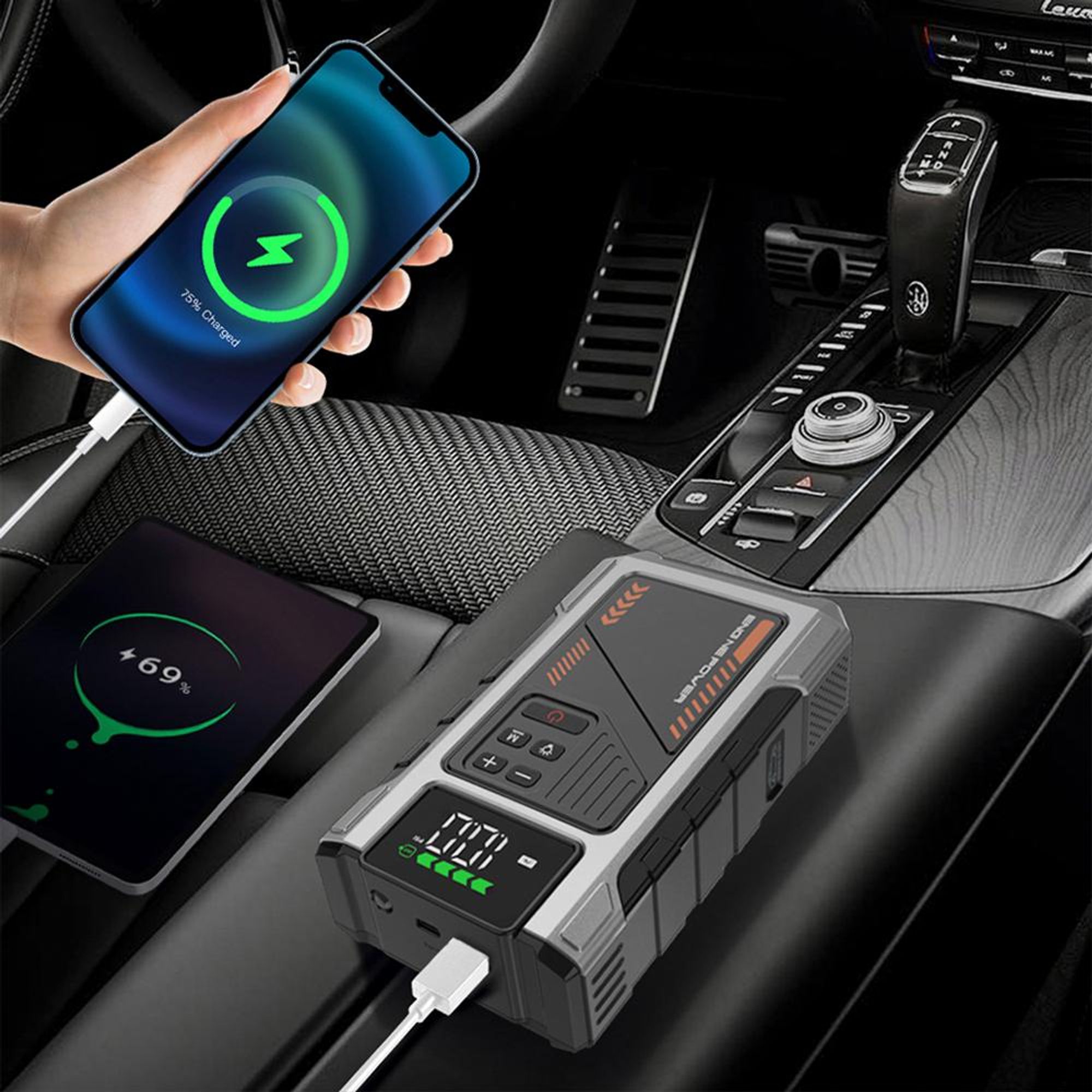Auto Starthilfe,Jump Starter,Starthilfekabel,Powerbank,Starthilfebox,Starthilfegerät,Ladegerät
