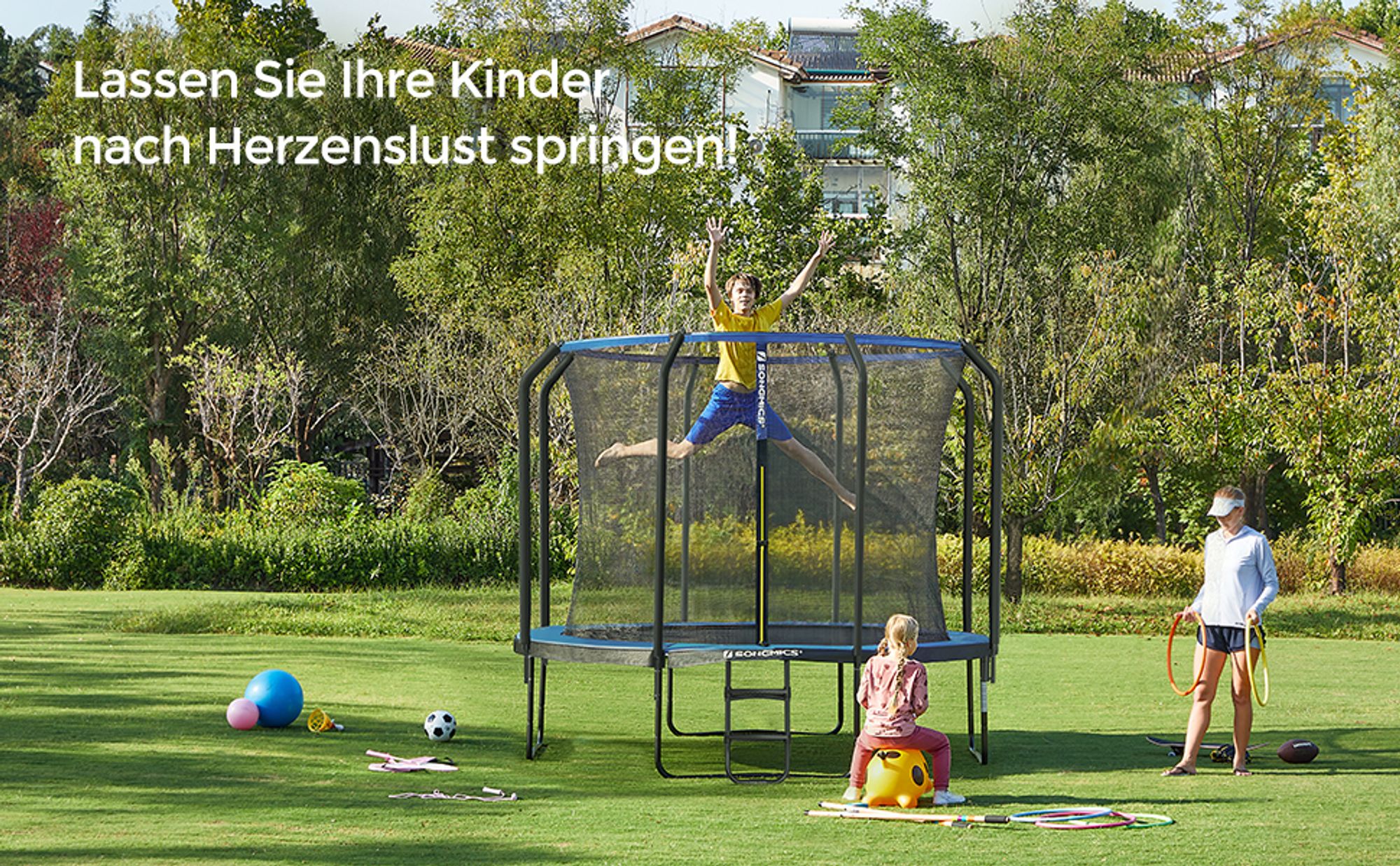 Mehr Platz zum Hüpfen mehr Hüpfspaß!