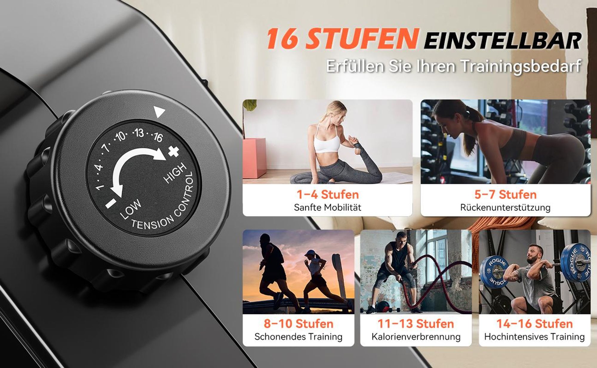 Liegeergometer Heimtrainer bis 200 kg, Magnetisches Liegefahrrad mit Kinomap & Zwift App, LCD-Display, Herzfrequenzmessung, verstellbarer Sitz