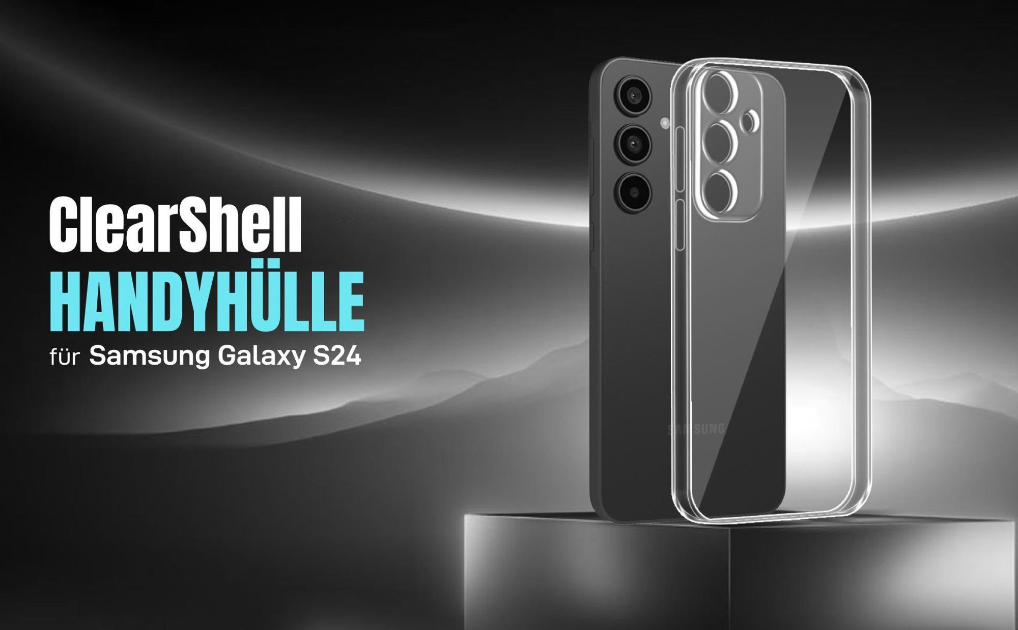 Transparente TPU Handyhülle mit optimiertem Schutz für Samsung Galaxy S24