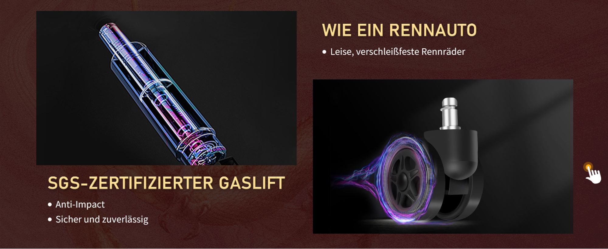 GTPLAYER Gaming Stuhl Gamer Stuhl mit Bluetooth-Lautsprechern und Fußstütze, Dragon Series Bürostuhl, Ergonomischer Drehsessel, Computerstuhl Grau