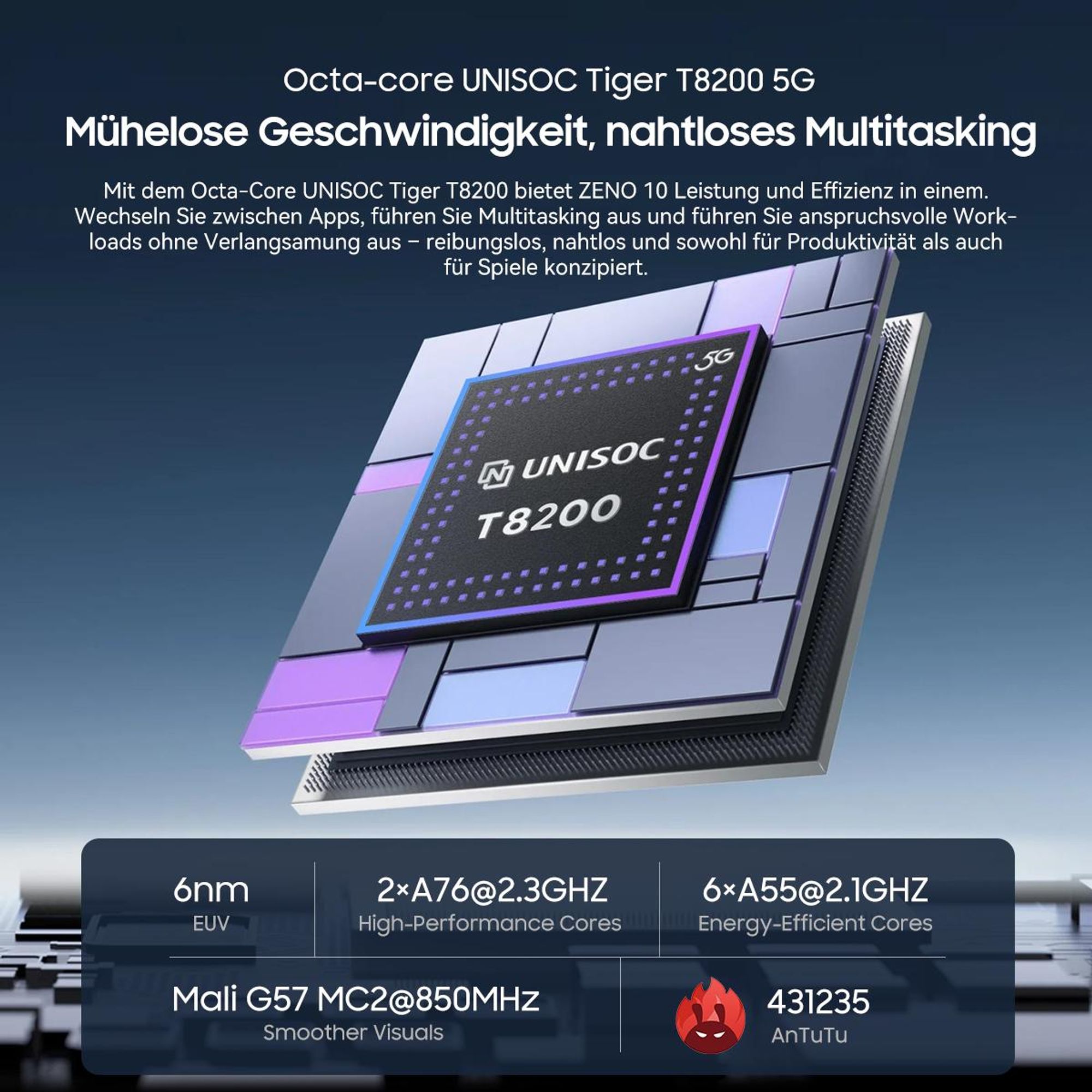 Blackview Zeno10 11“, Dual 5G SIM, 8800mAh, mit Camera, 24GB(6+18) RAM+128GB ROM, Android 15, mit Tastatur/Maus/Stift/Hülle usw.