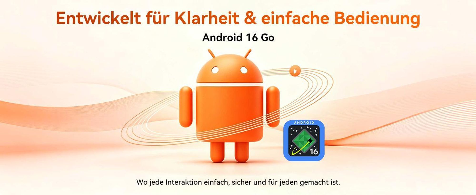 2026 Oscal Wave 2C 5" ultraleicht Handy Ohne Vertrag incl 18W charge, Android 16, 12+32GB, Face ID, Dual SIM, 1080P, Free TPU Protective Case