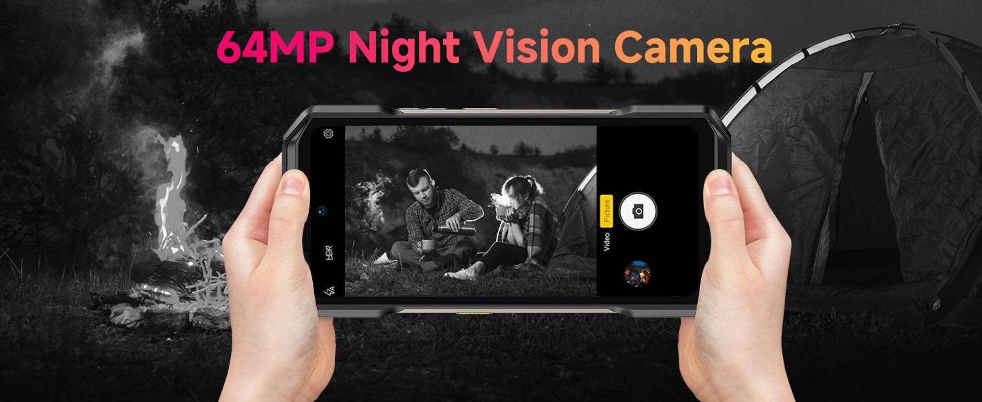 Ulefone Armor 27T Pro+ Outdoor Smartphone 5G Android 15 Handy 24GB+256GB/SD-2TB 10600mAh/33W, 6.78'' FHD+ 120Hz mit Wärmebildkamera, 64MP/GPS/NFC/OTG