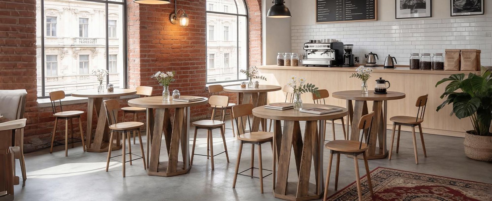 Tribesigns Tavolo da pranzo rotondo per 2-4 persone, 80 cm, tavolo da cucina rustico in legno in stile country, ideale per sala da pranzo, soggiorno, marrone rustico