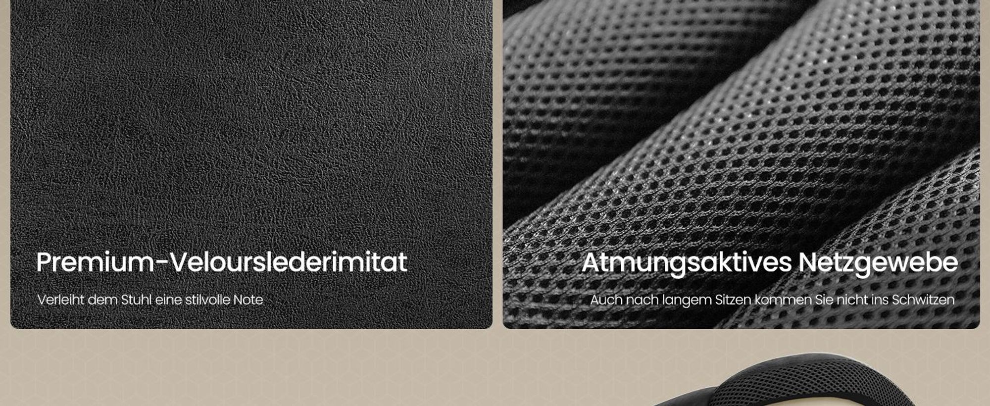 SONGMICS Ergonomischer Bürostuhl mit Fußstütze, Gaming-Stuhl für Home Office, Lendenkissen, Kopfstütze, bis 150 kg, schwarz