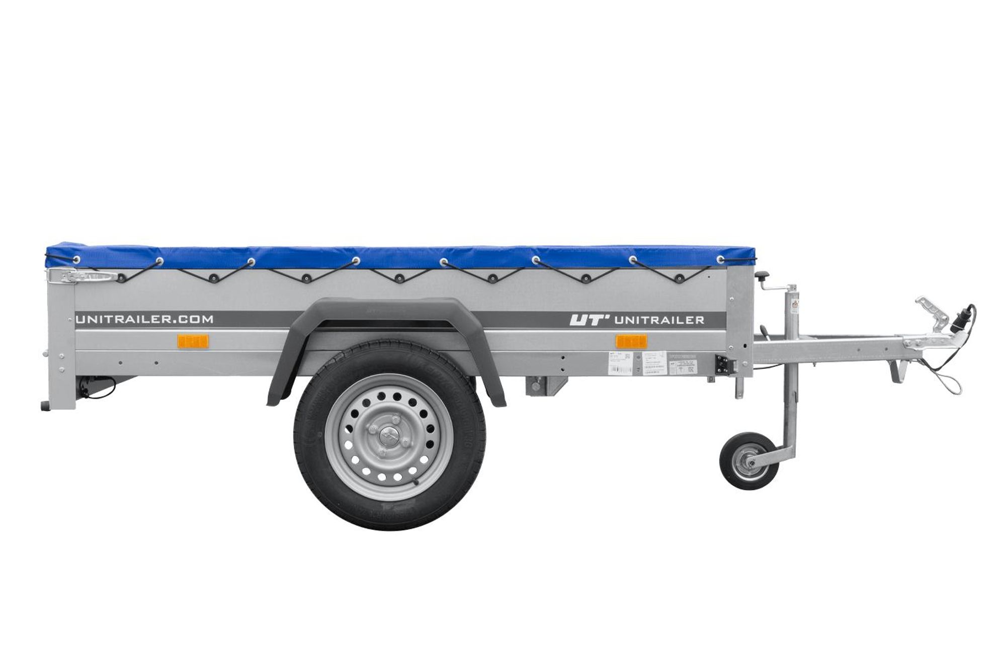 Anhänger mit Plane 750 kg GARDEN TRAILER 201 KIPP [mit Flachplane und Stützrad]