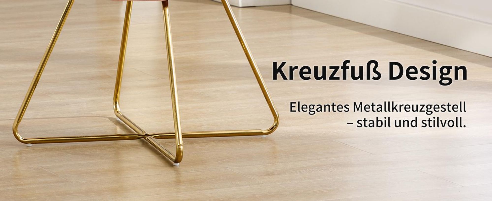 Duhome Esszimmerstuhl Schminktisch Stuhl Wohnzimmerstuhl Samt Sessel Küchenstuhl Polsterstuhl mit Gold Metallbeine, Dunkelgrün