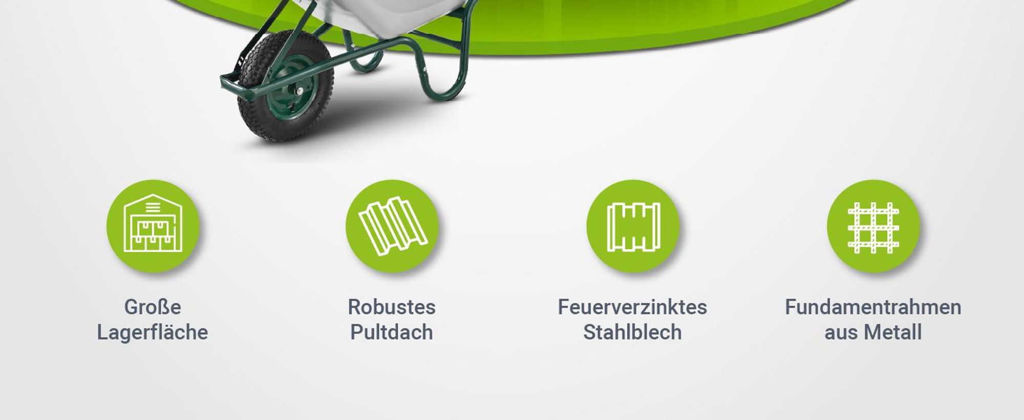 Juskys Metall Gerätehaus S mit Pultdach, Schiebetür & Fundament - 1 m² - Anthrazit