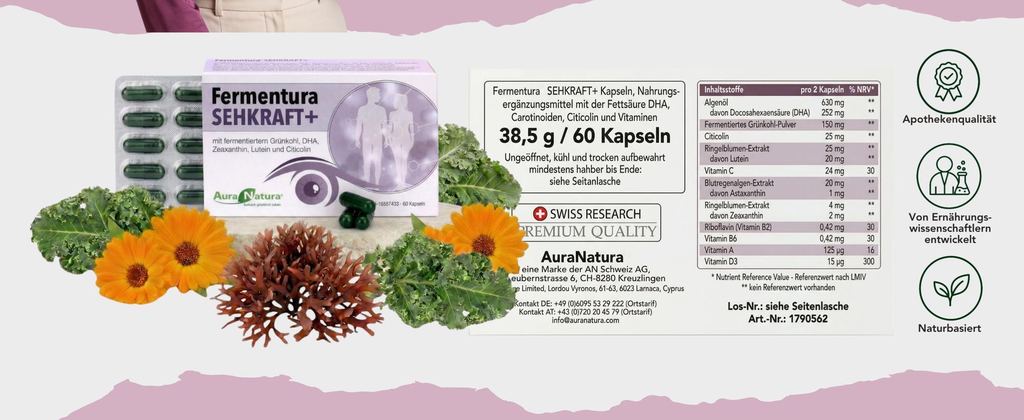 Auranatura Fermentura Sehkraft Kapseln 60 St