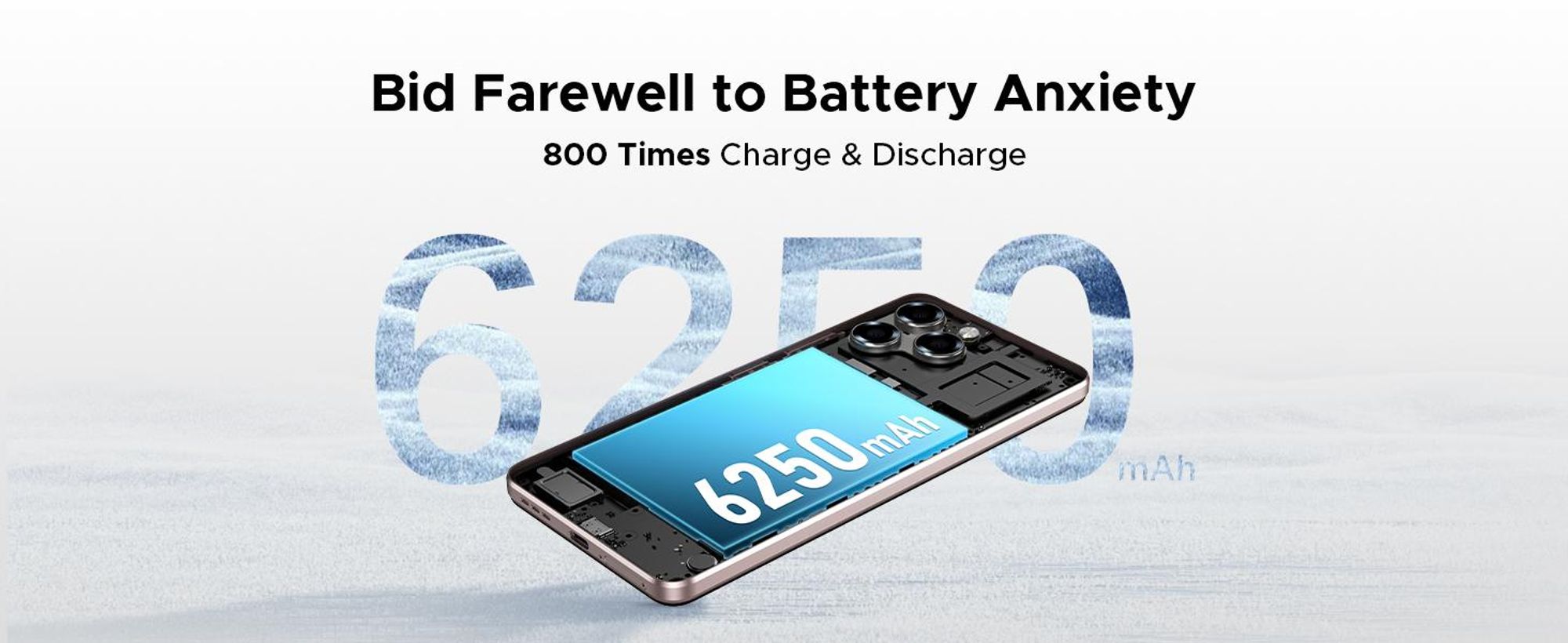 DOOGEE Note58 Pro, smartphone, Android 16, 6,75" displej s obnovovací frekvencí 90 Hz, baterie 6250 mAh, 32 GB RAM + 256 GB interní paměť, 4G, 16 MP fotoaparát, NFC, čtečka otisků prstů, bez smlouvy