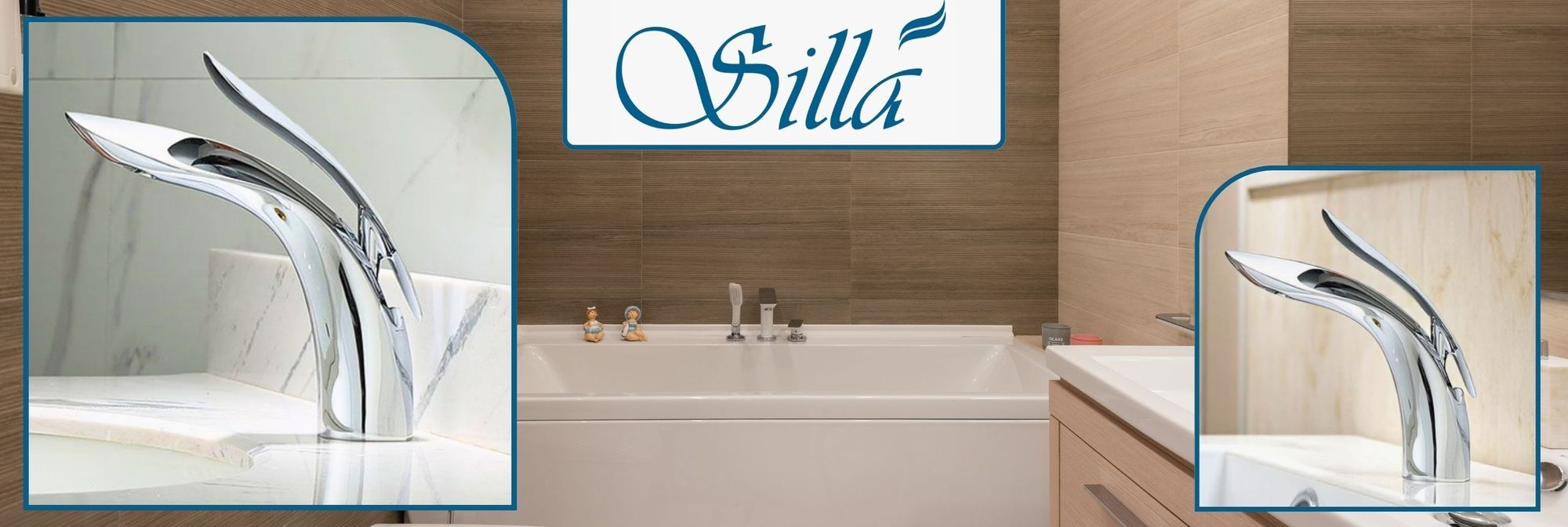 Silla, Chrom, Wasserhahn Bad, Wasserhahn, Badarmatur, Waschtischarmatur