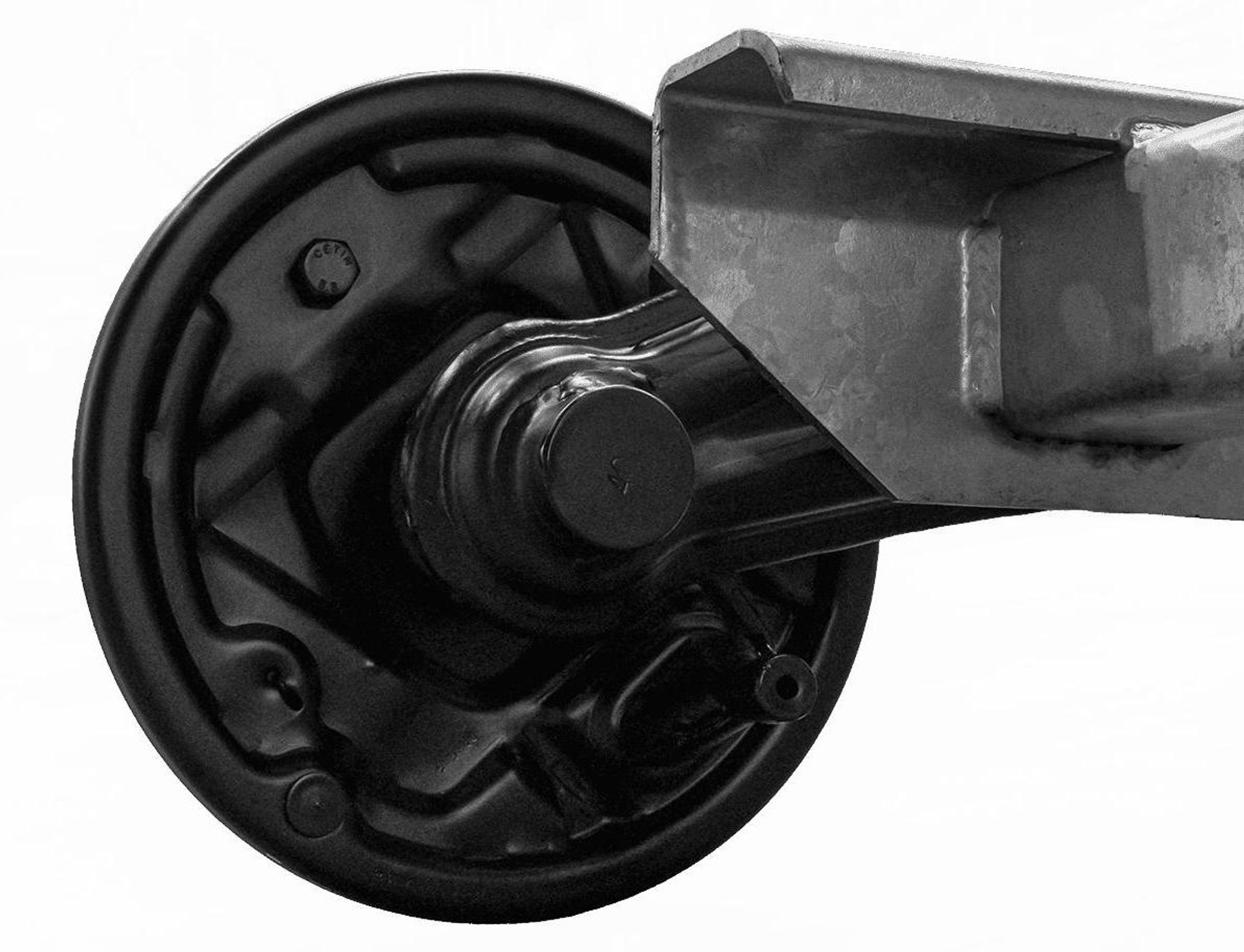 KNOTT gebremste Achse 1800 kg, 1100 mm für Minibagger-Trailer und Anhänger