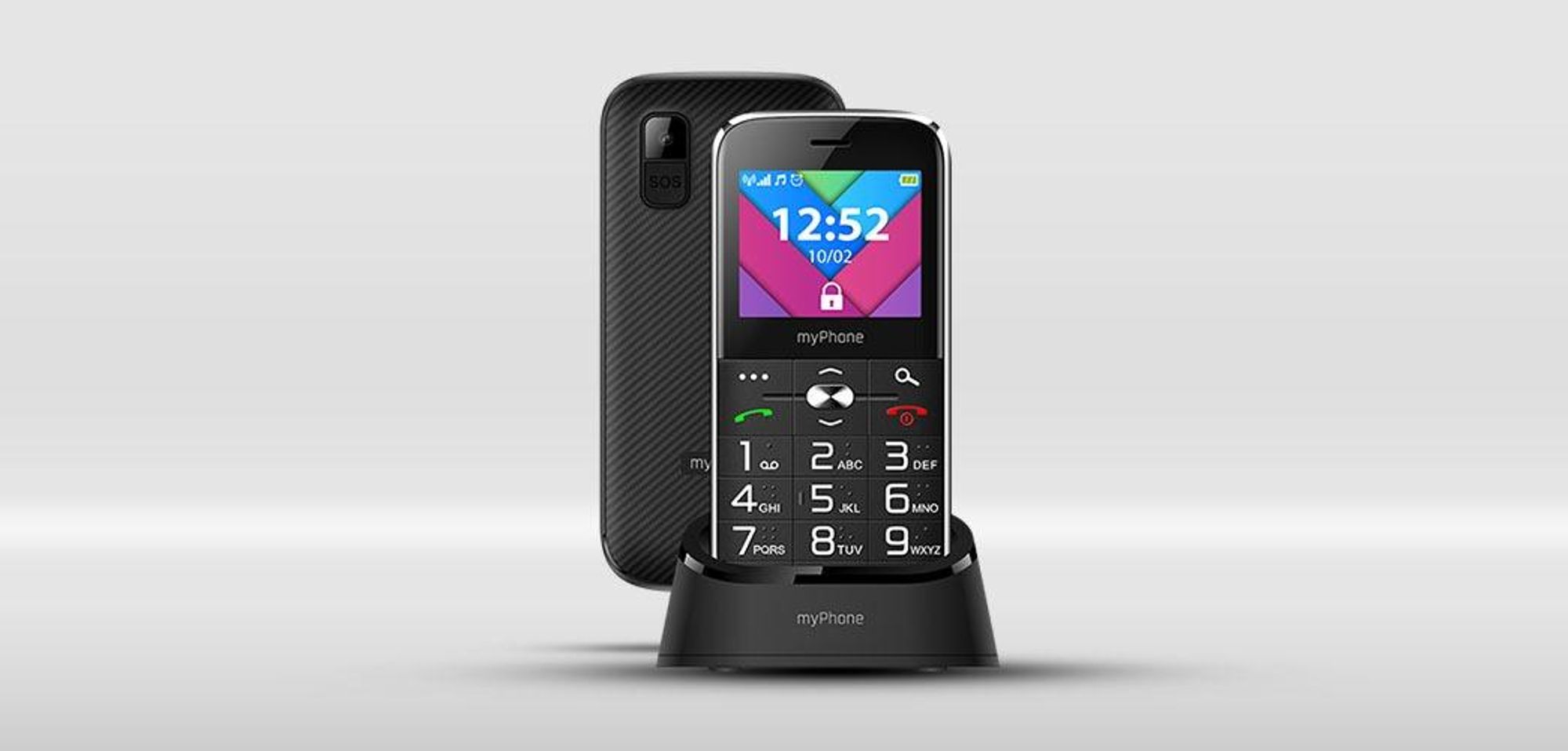 MYPHONE HALO C – Ein einfaches Mobiltelefon für Senioren mit Tastatur und lauter Lautsprecherfunktion