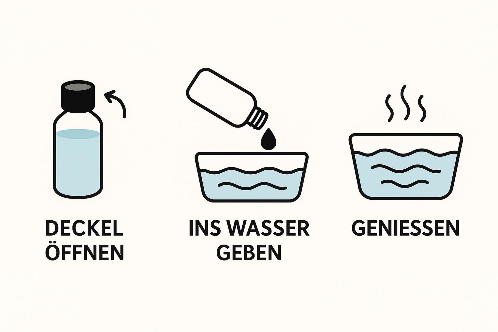 Dufte Momente | Whirlpool Duft 260ml | Kokos - Vanille | mit naturreinen und natürlichen ätherischen Ölen | kein Schaum | vegan und ohne Tierversuche