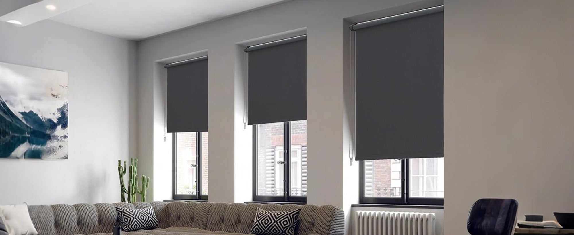 Verdunklungsrollo 100x160cm Grau Thermorollo Fensterrollo Klemmfix ohne Bohren Seitenzugrollo Sonnenschutz Wärmeschutz Blickdicht Rollo