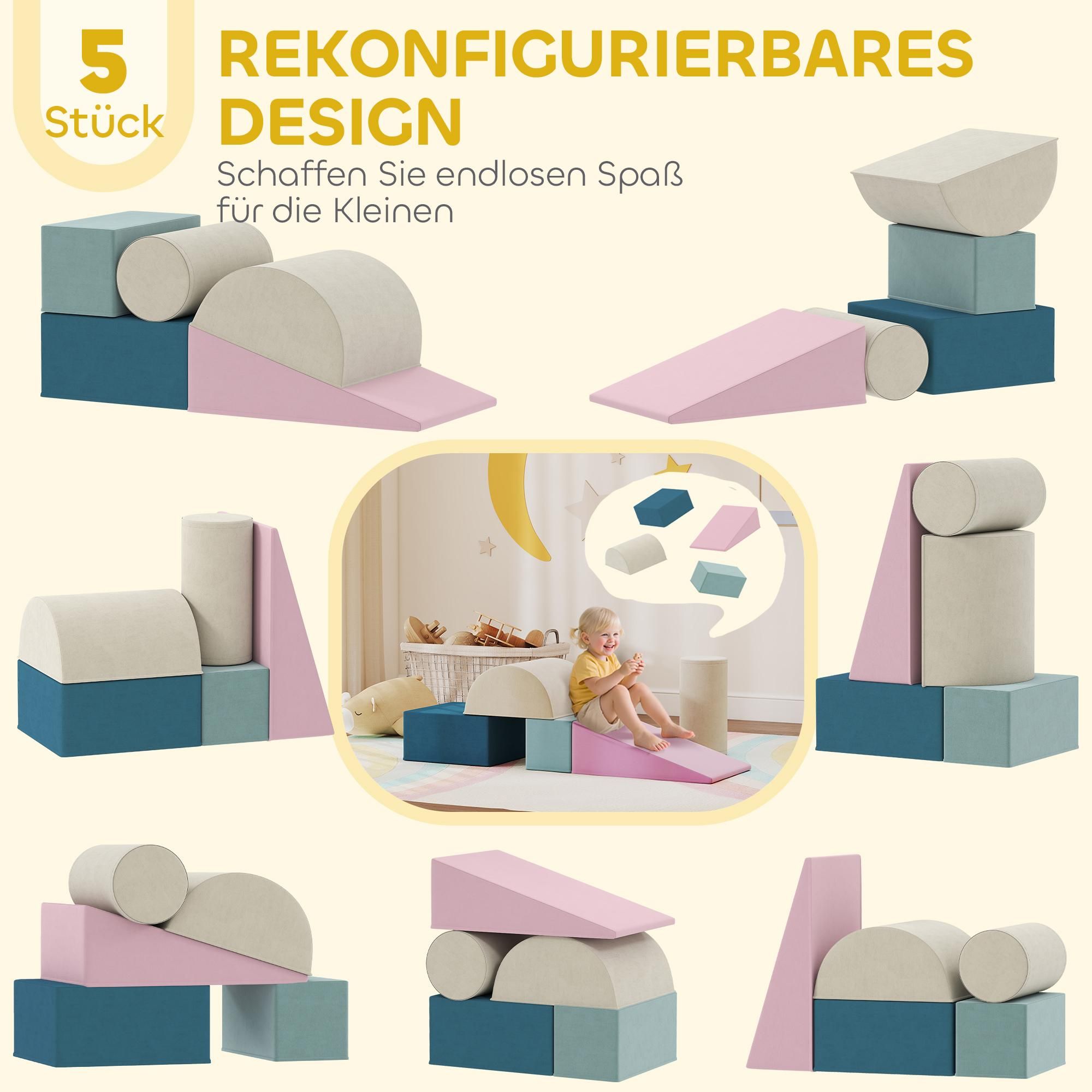 Kleinkinder Spielblöcke Krabbeln